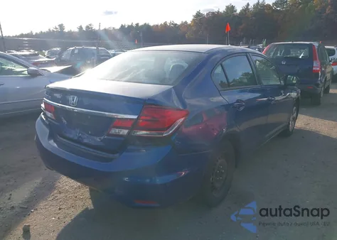 2015 Honda Civic Lx из США, поврежденный, VIN 19XFB2F56FE252922